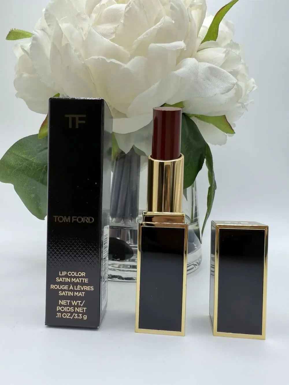 Tom Ford Satin Matte Lip Color Lipstick 91 Lucy Star Full Size 0.11 oz/3.3g